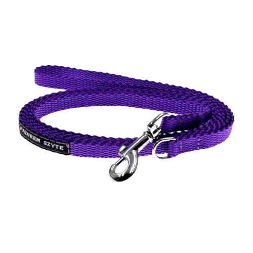 smycz tradycyjna z taśmy polipropylenowej 10mm fioletowa