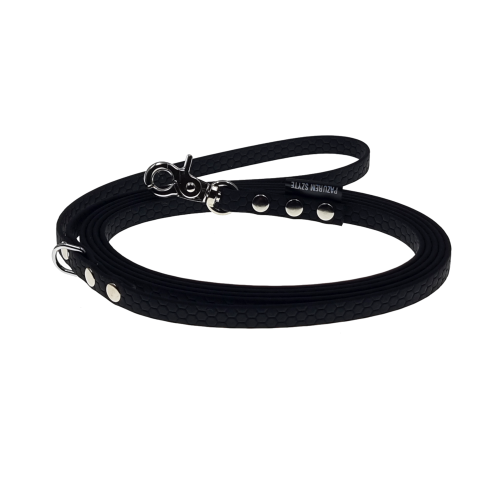 smycz tradycyjna klasyczna miejska hexa 10mm czarna