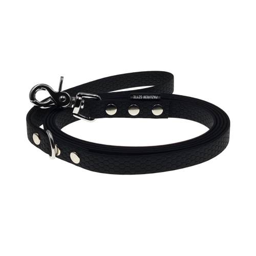 smycz tradycyjna klasyczna miejska hexa 16mm czarna