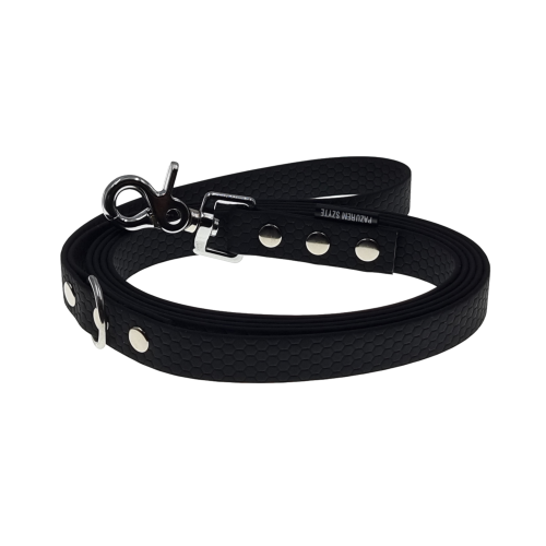 smycz tradycyjna klasyczna miejska hexa 20mm czarna