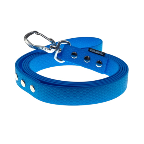 smycz tradycyjna klasyczna miejska hexa 25mm niebieska