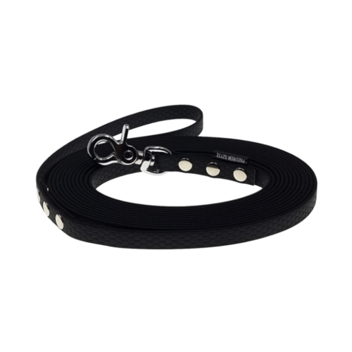 smycz linka treningowa wodoodporna hexa 13mm czarna