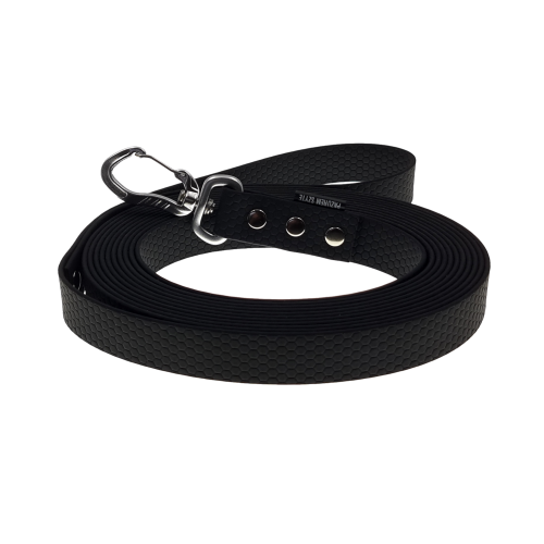 smycz linka treningowa wodoodporna hexa 25mm czarna