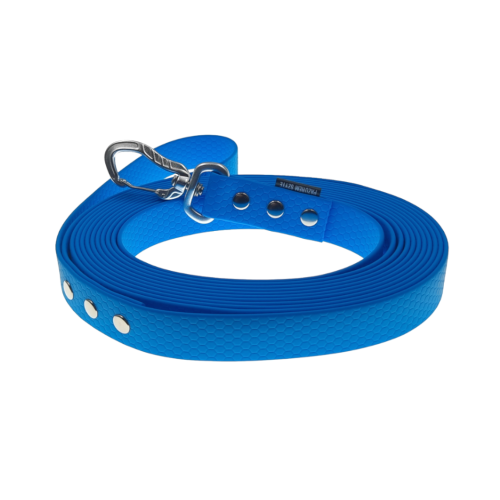 smycz linka treningowa wodoodporna hexa 25mm niebieska