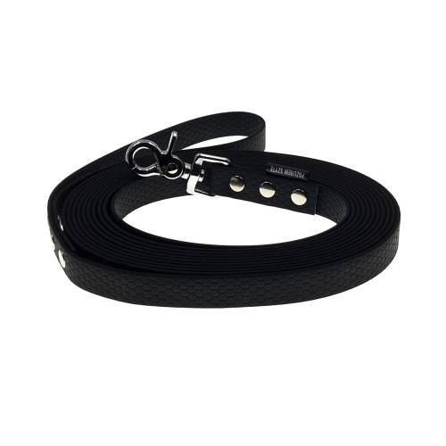 smycz linka treningowa wodoodporna hexa 20mm czarna