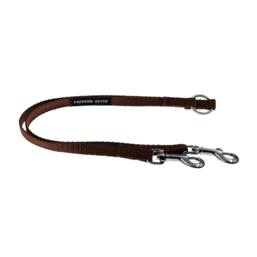 dwójnik rozdzielacz z taśmy polipropylenowej 10mm brązowy