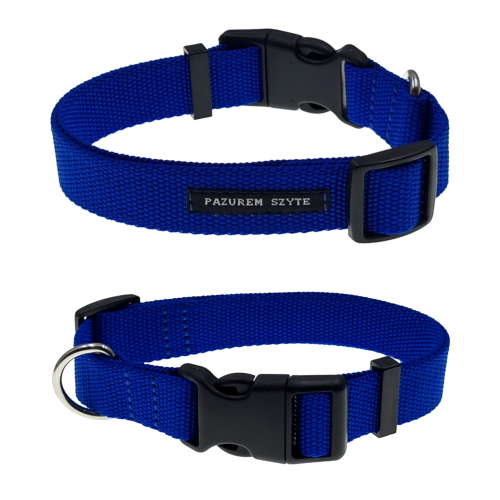 obroża na zatrask z taśmy polipropylenowej 25mm granatowa